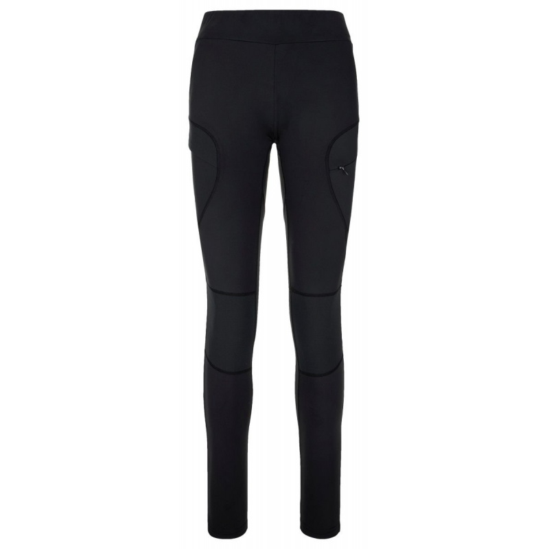 Kilpi Mounteria-W cerna SL0418KIBLKdamske elasticke bezecke kalhoty - leginy