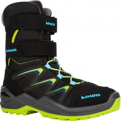 Lowa Maddox Warm GTX HI kids 640783 black lime detske nepromokave vysoke zimni boty