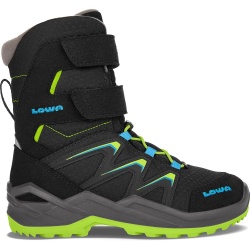 Lowa Maddox Warm GTX HI junior 650783 black lime detske nepromokave vysoke zimni boty