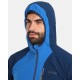 Kilpi Baleo-M modrá UM0120KIBLU pánská lehká sbalitelní softshellová bunda s kapucí 2