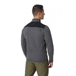 Kilpi Regin-M tmave seda SM0209KIDGY panska sportovni funkcni tepla mikina   svetr6