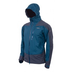 Pinguin Parker jacket 5.0 grey/petrol unisex nepromokavá outdoorová bunda Gelanots 2L 1