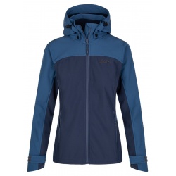 Kilpi Ravia-W tmave modra SL0124KIDBL damska softshellova bunda s kapuci