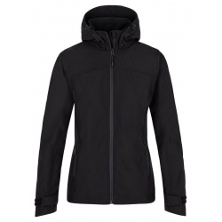Kilpi Ravia-W cerna SL0124KIBLK damska softshellova bunda s kapuci 