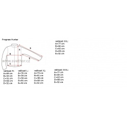 _Progres Hunter cerna panska celopropinaci technicka mikina s microfleesem uvnitr zmereno