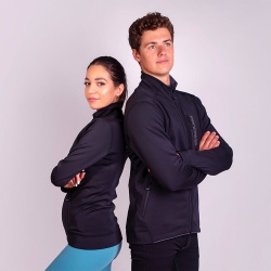 Progres Hunter cerna panska celopropinaci technicka mikina s microfleesem uvnitr2