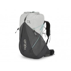 Rab Muon ND 40 pewter/graphene ultralehký dámský turistický batoh s rolovacím uzávěrem 1