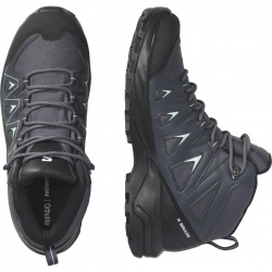 Salomon X Braze Mid GTX W 471811 Ebony India ink damske vysi nepromokave trekove boty1