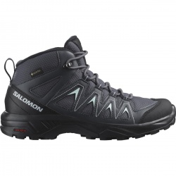 Salomon X Braze Mid GTX W 471811 Ebony India ink damske vysi nepromokave trekove boty7