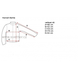 _Hannah Bertie blue nights vintage indigo damska zimni vodeodolna lyzarska bunda zmereno