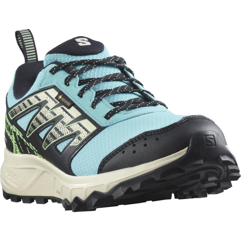 Salomon Wander GTX W 471496 blue radiance vanilla ice damske nizke nepromokave boty