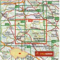 SHOCart 141 Zdarske vrchy 60 000 oblast