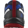 Salomon XA Pro V8 CSWP J 471262 lapis blue black fiery red detske nizke nepromokave boty 3