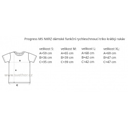 _Progres Micro Sense MS NKRZ cerna damske triko kratky rukav zmer