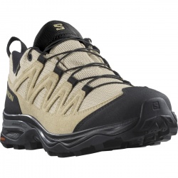 Salomon X Ward Leather GTX W bleached sand 471825 damske nizke nepromokave trekove boty