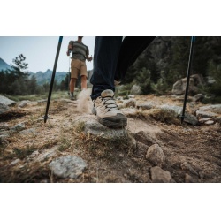 Salomon X Ward Leather GTX W bleached sand 471825 damske nizke nepromokave trekove boty5