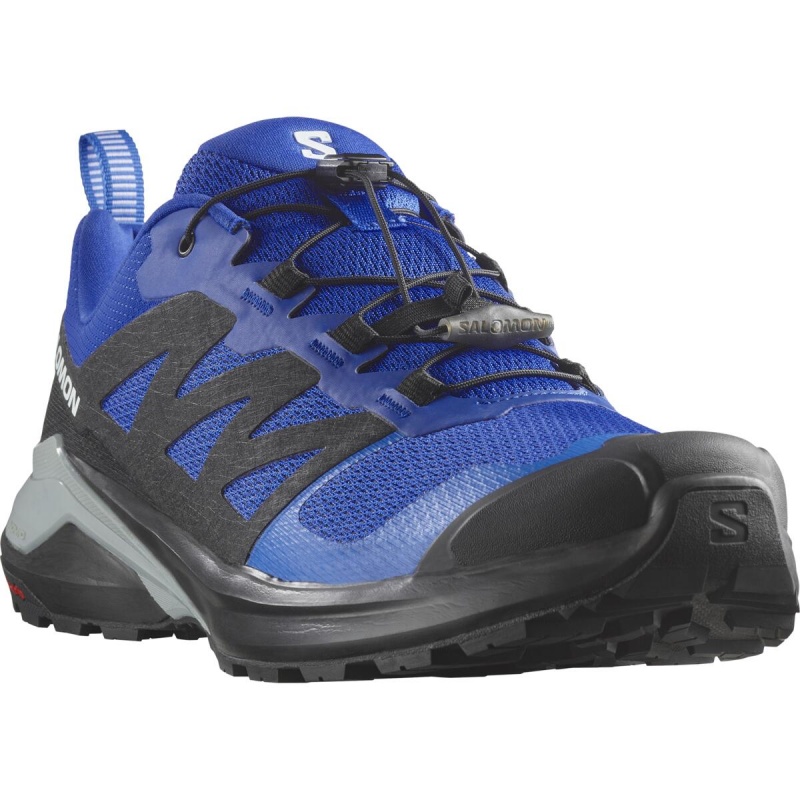 Salomon X-Adventure lapis blue black quarry 473208 panske nizke prodysne bezecke boty