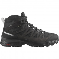 Salomon X Ward Leather Mid GTX W Ebony 471819 damske vysi nepromokave trekove boty 7