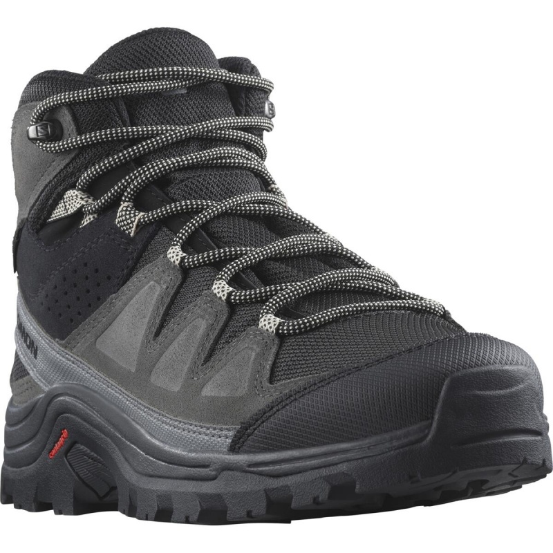 Salomon Quest Rove GTX W black magnet 471815 damske nepromokave kozene trekove boty
