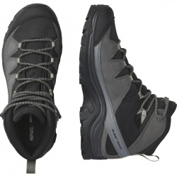 Salomon Quest Rove GTX W black magnet 471815 damske nepromokave kozene trekove boty1