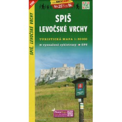 SHOCart 1109 Spiš, Levočské vrchy 1:50 000 turistická mapa