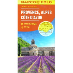 Marco Polo Azurové pobřeží, Provence 1:200 000 Oblast
