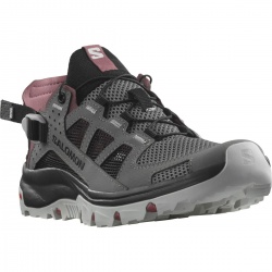 Salomon Techamphibian 5 W pewter black 472070 damske sitovane sandaly i do vody