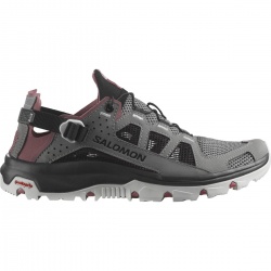 Salomon Techamphibian 5 W pewter black 472070 damske sitovane sandaly i do vody5