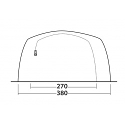 Outwell Norwood 6 rodinny stan pro 6 osob se 3 tmavymi loznicemi4