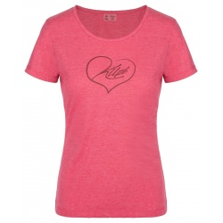 Kilpi Garove-W ruzova RL0303KI damske funkcni rychleschnouci outdoorove triko kratky rukav