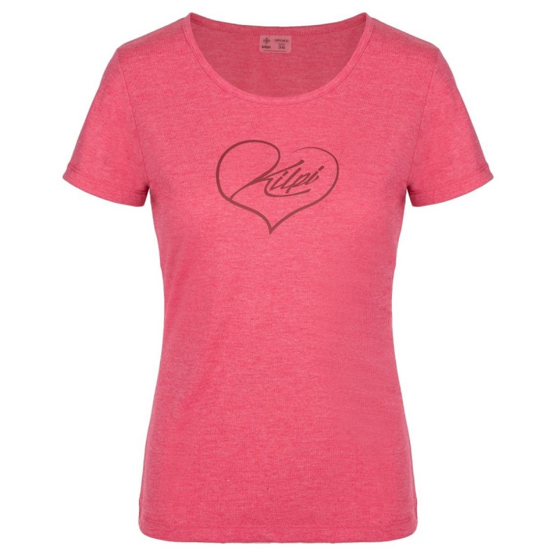 Kilpi Garove-W ruzova RL0303KI damske funkcni rychleschnouci outdoorove triko kratky rukav