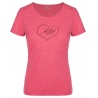 Kilpi Garove-W ruzova RL0303KI damske funkcni rychleschnouci outdoorove triko kratky rukav