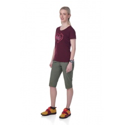 Kilpi Garove-W tmave cervena RL0303KI damske funkcni rychleschnouci triko kratky rukav 3