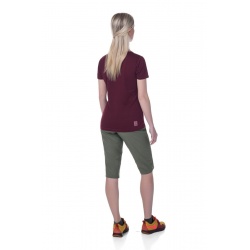 Kilpi Garove-W tmave cervena RL0303KI damske funkcni rychleschnouci triko kratky rukav 4