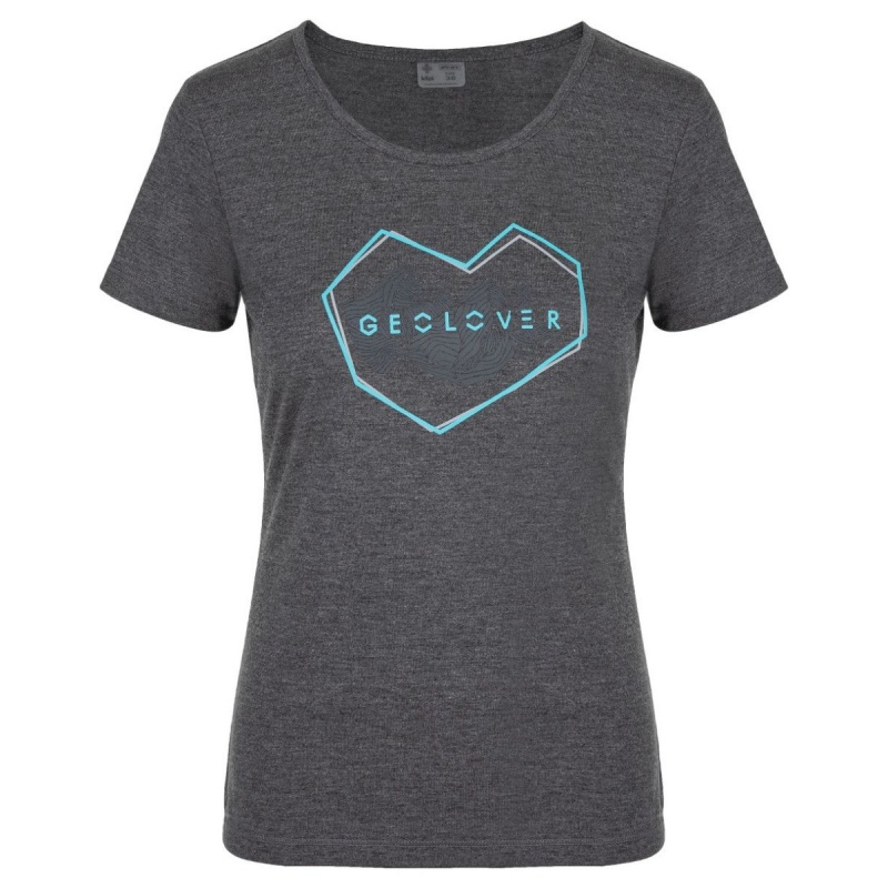 Kilpi Garove-W tmave seda RL0303KI damske funkcni rychleschnouci triko kratky rukav