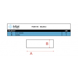 _Kilpi Selen-U cervena PU0011KIRED unisex sportovni funkcni bezesva celenka zmereno