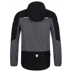 Kilpi Balans-M tmave seda PM0059KIDGY panska bezecka bunda s kapuci 1