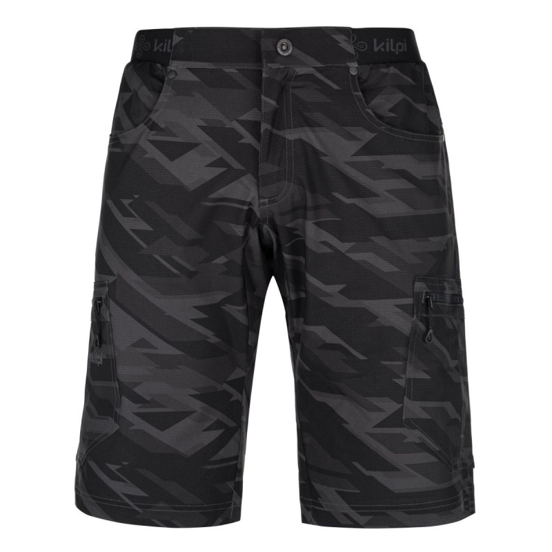 Kilpi Asher-M tmave seda PM0030KIDGY panske lehke rychleschnouci outdoorove kratasy