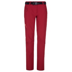 Kilpi Wanaka-W tmave cervena PL0027KIBLK damske lehke outdoorove turisticke kalhoty