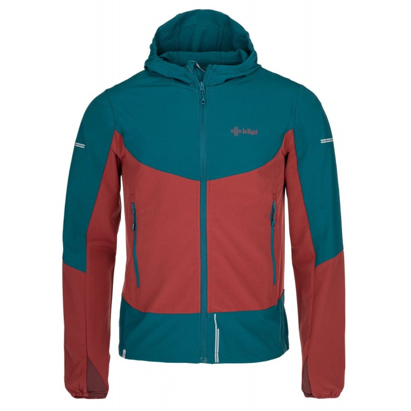 Kilpi Balans-M tmave cervena PM0059KIDRD panska bezecka bunda s kapuci