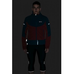 Kilpi Balans-M tmave cervena PM0059KIDRD panska bezecka bunda s kapuci 8