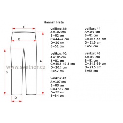 _Hannah Haita anthracite II damske lehke turisticke outdoorove kalhoty s paskem zmereno
