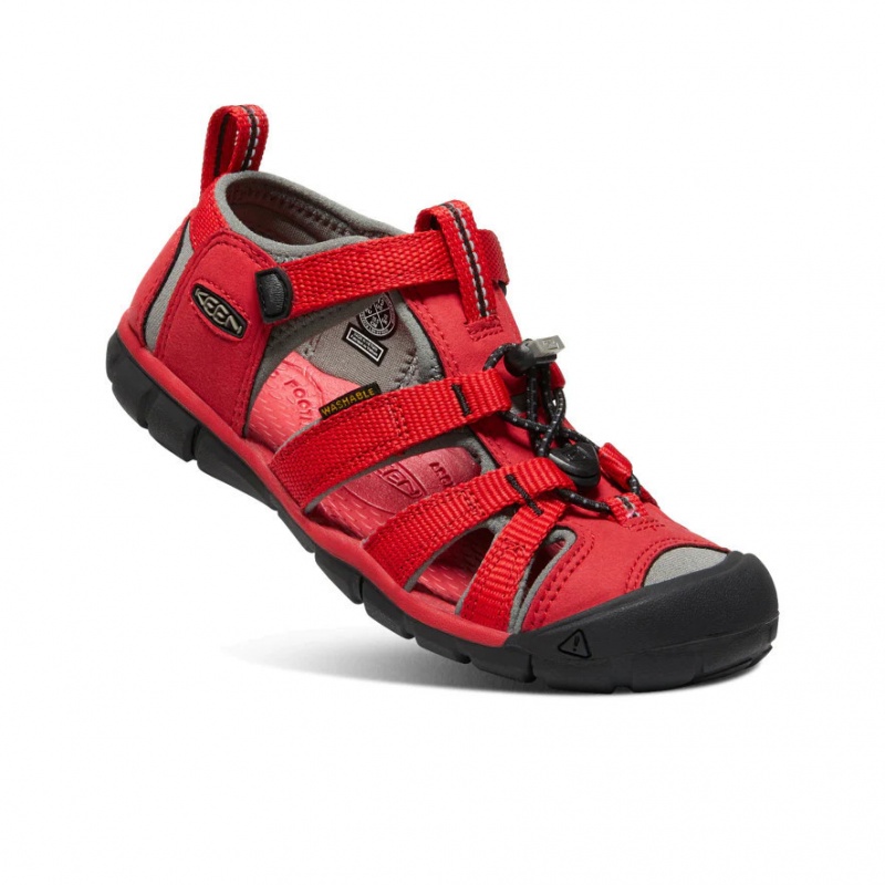 Keen Seacamp II CNX Children racing red gargoyle detske outdoorove sandaly i do vody