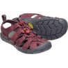 Keen Clearwater CNX Leather W wine red dahlia damske nizkoprofilove outdoorove sandaly 5