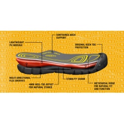 Keen Clearwater CNX Leather W wine red dahlia damske nizkoprofilove outdoorove sandaly 6