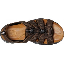 Keen Daytona II Sandal M bison black panske kozene outdoorove sandaly 7