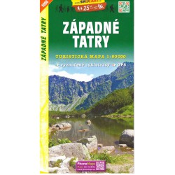 SHOCart 1096 Západné Tatry 1:50 000 turistická mapa