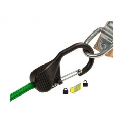 Nite Ize Slide Lock Carabiner Bungee Gumicuk s uzamykaci karabinou 61cm1