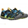 Keen Seacamp II CNX Children black brilliant blue detske outdoorove sandaly i do vody 2