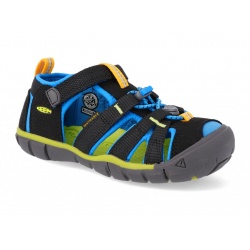 Keen Seacamp II CNX Children black brilliant blue detske outdoorove sandaly i do vody 3